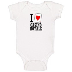 I Heart Casino Royale Movie Baby One Piece I Heart Casino Royale Movie Baby One Piece