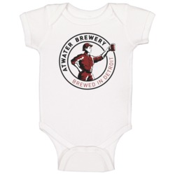 Atwater Brewery Cool Detroit Beer Logo Baby One Piece