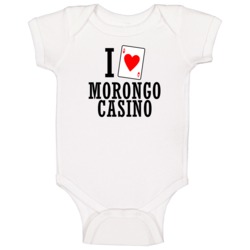 I Heart Morongo Casino Gambling Baby One Piece