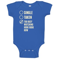 Single Taken Watching Hook Book Row Baby One Piece