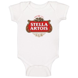 Stella Artois Cool Brewery Beer Alcohol Logo Baby One Piece Stella Artois Cool Brewery Beer Alcohol Logo Baby One Piece