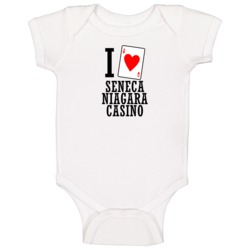 I Heart Seneca Niagara Casino Gambling Baby One Piece