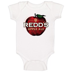 Redds Crisp Apple Ale Cool Brewery Logo Baby One Piece