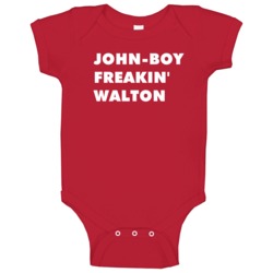 John-boy Freakin' Walton The Waltons Tv Character Baby One Piece John-boy Freakin' Walton The Waltons Tv Character Baby One Piece