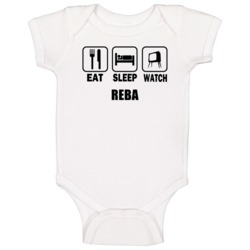 Eat Sleep Watch Reba Trending Tv Show T Baby One Piece Eat Sleep Watch Reba Trending Tv Show T Baby One Piece
