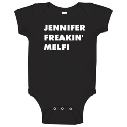 Jennifer Freakin' Melfi The Sopranos Tv Character Baby One Piece Jennifer Freakin' Melfi The Sopranos Tv Character Baby One Piece