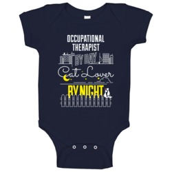 Occupational Therapist By Day Cat Lover By Night Custom Pet Job Occupa Occupational Therapist By Day Cat Lover By Night Custom Pet Job Occupa
