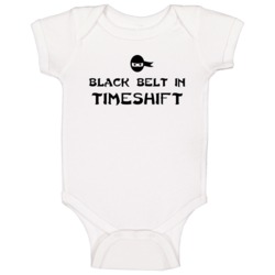 Black Belt In Timeshift Funny Video Game Baby One Piece Black Belt In Timeshift Funny Video Game Baby One Piece