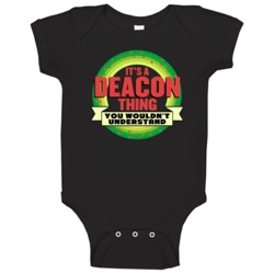 It's A Deacon Thing Wouldn't Understand Custom Name Christmas Gift Bab It's A Deacon Thing Wouldn't Understand Custom Name Christmas Gift Bab