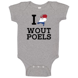 I Love Wout Poels Netherlands Cycling Road Race Olympics Baby One Piec I Love Wout Poels Netherlands Cycling Road Race Olympics Baby One Piec