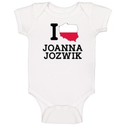 I Love Joanna Jozwik Poland Track 800 M Olympics Baby One Piece I Love Joanna Jozwik Poland Track 800 M Olympics Baby One Piece