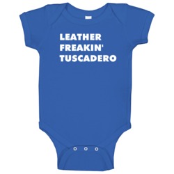 Leather Freakin' Tuscadero Happy Days Tv Character Baby One Piece Leather Freakin' Tuscadero Happy Days Tv Character Baby One Piece
