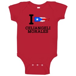 I Love Celiangeli Morales Puerto Rico Track 200 M Olympics Baby One Pi I Love Celiangeli Morales Puerto Rico Track 200 M Olympics Baby One Pi