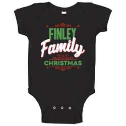 Finley Family Christmas Love Holidays Custom Last Name Gift Baby One P Finley Family Christmas Love Holidays Custom Last Name Gift Baby One P