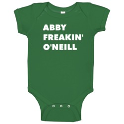 Abby Freakin' O'neill Dharma And Greg Tv Character Baby One Piece Abby Freakin' O'neill Dharma And Greg Tv Character Baby One Piece