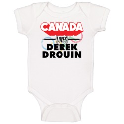 Canada Loves Derek Drouin Field High Jump Olympics Baby One Piece Canada Loves Derek Drouin Field High Jump Olympics Baby One Piece