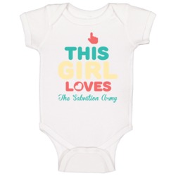 The Salvation Army This Girl Trendy Religious Church Baby One Piece The Salvation Army This Girl Trendy Religious Church Baby One Piece