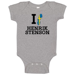 I Love Henrik Stenson Sweden Golf Olympics Baby One Piece I Love Henrik Stenson Sweden Golf Olympics Baby One Piece
