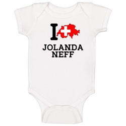 I Love Jolanda Neff Switzerland Cycling Olympics Baby One Piece I Love Jolanda Neff Switzerland Cycling Olympics Baby One Piece