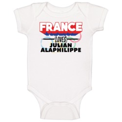 France Loves Julian Alaphilippe Cycling Olympics Baby One Piece France Loves Julian Alaphilippe Cycling Olympics Baby One Piece
