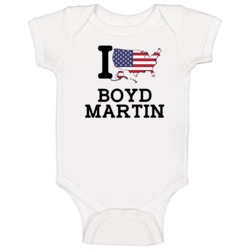 I Love Boyd Martin Usa Equestrian Olympics Baby One Piece I Love Boyd Martin Usa Equestrian Olympics Baby One Piece