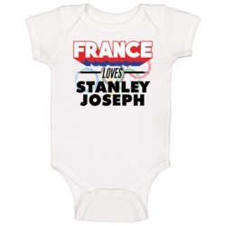 France Loves Stanley Joseph Field Pole Vault Olympics Baby One Piece France Loves Stanley Joseph Field Pole Vault Olympics Baby One Piece