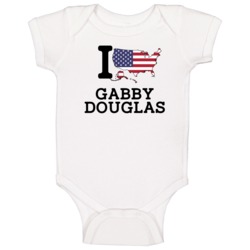 I Love Gabby Douglas Usa Gymnastics Olympics Baby One Piece I Love Gabby Douglas Usa Gymnastics Olympics Baby One Piece