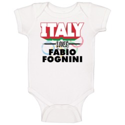 Italy Loves Fabio Fognini Tennis Olympics Baby One Piece Italy Loves Fabio Fognini Tennis Olympics Baby One Piece