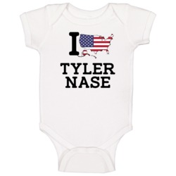 I Love Tyler Nase Usa Rowing Olympics Baby One Piece I Love Tyler Nase Usa Rowing Olympics Baby One Piece