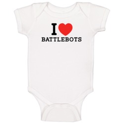 I Heart Battlebots Video Game Classic Love Heart Baby One Piece I Heart Battlebots Video Game Classic Love Heart Baby One Piece