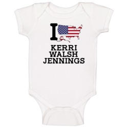 I Love Kerri Walsh Jennings Usa Beach Volleyball Olympics Baby One Pie I Love Kerri Walsh Jennings Usa Beach Volleyball Olympics Baby One Pie