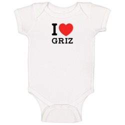 I Heart Griz Video Game Character Classic Love Heart Baby One Piece I Heart Griz Video Game Character Classic Love Heart Baby One Piece