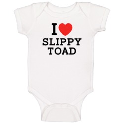 I Heart Slippy Toad Video Game Character Classic Love Heart Baby One P I Heart Slippy Toad Video Game Character Classic Love Heart Baby One P