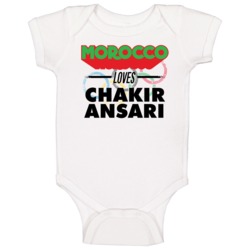 Morocco Loves Chakir Ansari Wrestling Olympics Baby One Piece Morocco Loves Chakir Ansari Wrestling Olympics Baby One Piece