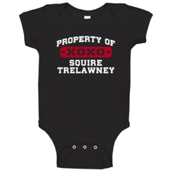 Property Of Squire Trelawney Popular Book Character Baby One Piece Property Of Squire Trelawney Popular Book Character Baby One Piece