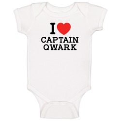 I Heart Captain Qwark Video Game Character Classic Love Heart Baby One I Heart Captain Qwark Video Game Character Classic Love Heart Baby One
