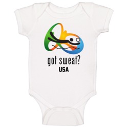 Got Brooke Sweat Beach Volleyball Usa Olympic Team Baby One Piece Got Brooke Sweat Beach Volleyball Usa Olympic Team Baby One Piece