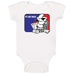 Major League Gambler Pot Limit Omaha Card Games Baby One Piece Major League Gambler Pot Limit Omaha Card Games Baby One Piece