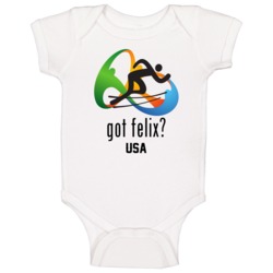 Got Allyson Felix 400 M Track And Field Usa Olympic Team Baby One Piec Got Allyson Felix 400 M Track And Field Usa Olympic Team Baby One Piec