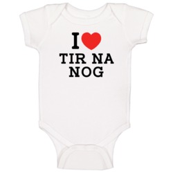 I Heart Tir Na Nog Video Game Classic Love Heart Baby One Piece I Heart Tir Na Nog Video Game Classic Love Heart Baby One Piece