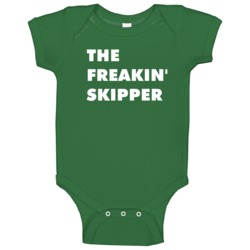 The Freakin' Skipper Gilligan's Island Tv Character Baby One Piece The Freakin' Skipper Gilligan's Island Tv Character Baby One Piece
