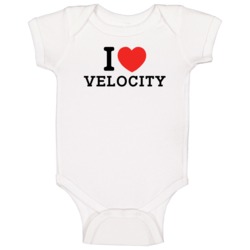 I Heart Velocity Video Game Classic Love Heart Baby One Piece I Heart Velocity Video Game Classic Love Heart Baby One Piece