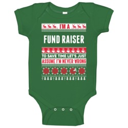 Fund Raiser Assume Never Wrong Ugly Sweater Job Christmas Baby One Pie Fund Raiser Assume Never Wrong Ugly Sweater Job Christmas Baby One Pie