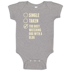 Single Taken Watching With A Blog Baby One Piece Single Taken Watching With A Blog Baby One Piece