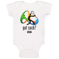 Got Jack Sock Tennis Usa Olympic Team Baby One Piece Got Jack Sock Tennis Usa Olympic Team Baby One Piece