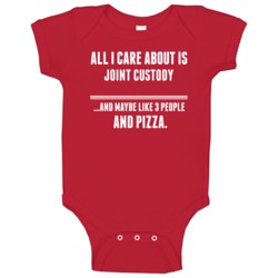 All I Care About Is Joint Custody Tv Show Baby One Piece All I Care About Is Joint Custody Tv Show Baby One Piece