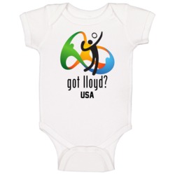 Got Carli Lloyd Volleyball Usa Olympic Team Baby One Piece Got Carli Lloyd Volleyball Usa Olympic Team Baby One Piece