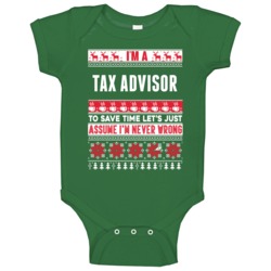 Tax Advisor Assume Never Wrong Ugly Sweater Job Christmas Baby One Pie Tax Advisor Assume Never Wrong Ugly Sweater Job Christmas Baby One Pie