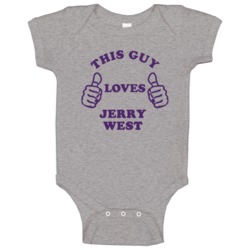 Jerry West This Guy Loves Basketball Hockey Baseball Football Baby One Jerry West This Guy Loves Basketball Hockey Baseball Football Baby One