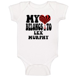My Heart Belongs To Lex Murphy Favorite Novel Character Baby One Piece My Heart Belongs To Lex Murphy Favorite Novel Character Baby One Piece